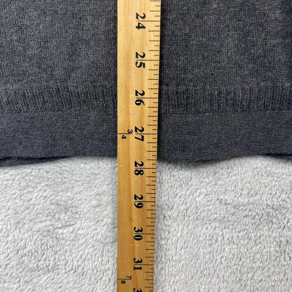 AG Adriano Goldschmied Cardigan Sweater Mens Medium Gray Pockets Long Sleeve